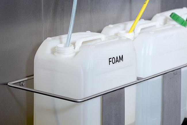 Concentración química incorrecta/Sin aspiración química Concentración química incorrecta/Sin aspiración química